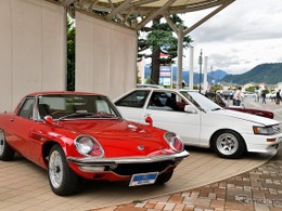 コスモスポーツやデボネアなど…昭和平成名車展示会inアリオ上田