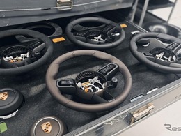 ポルシェ、廃車のプラスチックを再生…ステアリングホイール素材への利用に成功