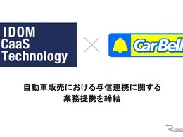「ノレル」のIDOM CaaS Technology、カーベルと業務提携…独自与信で自動車購入の機会拡大へ 画像