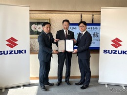 スズキ、和歌山市と災害時応援協定…軽商用車と外部給電機能付きEVを貸与へ