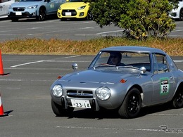 ヒストリックカーがタイムトライアル！ JAFオートテストと全日本ダットサン会のコラボ開催