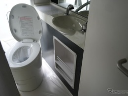 設置不要の無水トイレ、充電式バッテリーで持ち運び可能に…ジャパンキャンピングカーショー2026で販売開始