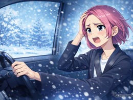 大雪での自動車運転、降り出したときの対応と出発前の準備…注意・警戒
