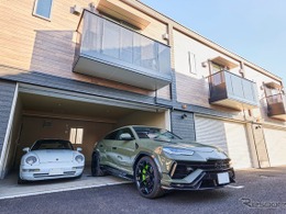 車2台分のガレージ付き賃貸住宅、最新プレミアムガレージハウス完成…埼玉県桶川市