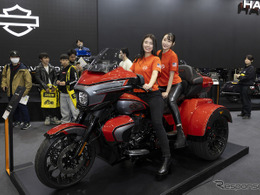 「普通自動車免許で乗れる」新型ハーレーが日本初公開「二輪免許なくてもハーレーの世界観を」…東京モーターサイクルショー2026