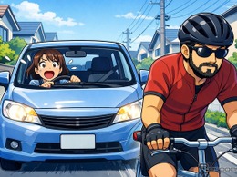 知っておこう！ 自転車追い抜きルール改正、距離と減速が義務化…道交法第18条第3項