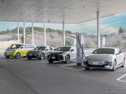 アウディ・ポルシェ・VWのEVオーナー、レクサス急速充電器を相互利用可能に…2026年末までに約190拠点へ拡大へ