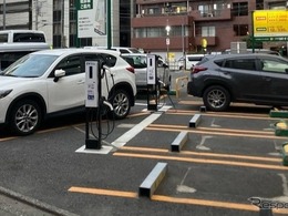 EV充電器「Terra Charge」、三井のリパークに設置しサービス開始