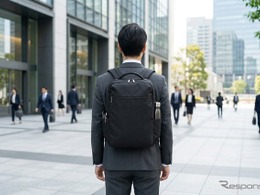 無重力リュック、自動車サスペンション構造で体感重量40%軽減…洋服の青山で発売