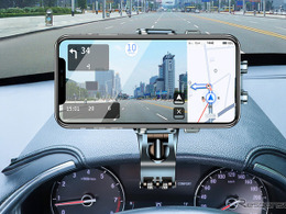 アームとヘッドが360度回転、取り付け場所を選ばない「クリップ式車載スマートフォンホルダー」発売