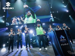 スズキ、格闘ゲーム世界大会「Evo」に協賛　日米仏3大会でコラボバイクも展示