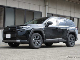 トヨタ『RAV4』にタナベのリフトアップ車高調「デバイドUP40」が適用…ミリ単位のアップフォルムときめ細やかな乗り味に