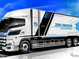 日野自動車、国内初の燃料電池大型トラック「プロフィア Z FCV」など4台展示へ…ジャパントラックショー2026