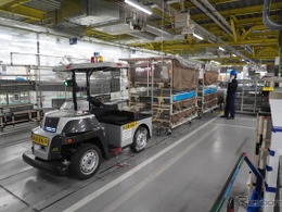 eve autoの自動搬送サービス、トヨタ車体富士松工場で10台超稼働…全国最多