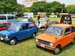 親子で受け継がれた三菱『ミニカ』など…第9回 昭和平成軽自動車展示会 in 道の駅アグリパークゆめすぎと