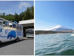 水陸両用バス「山中湖のカバ」、6年ぶりの新車両「オープンKABA」に…6月13日運航再開
