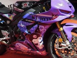 ホンダと「クロミ」鈴鹿8耐参戦！ レースマシンだけじゃないコラボ車両と「巨大キティちゃん」