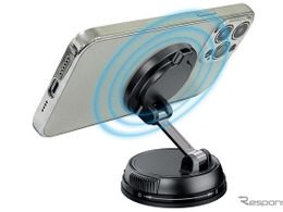 スマホは“ダッシュの上”派にお薦めの、最新マグネット式＆無線充電型スマホホルダー［特選カーアクセサリー名鑑］