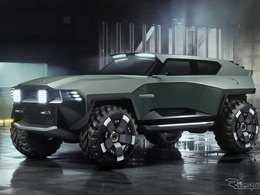 アストンマーティン、攻撃的な「全輪駆動」を表現したゲーム車両・デジタル限定軍用SUV『Dreadnought』発表