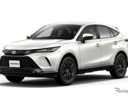 トヨタ『ハリアー』一部改良、ハイブリッドに一本化…特別仕様車にはブラックアクセント