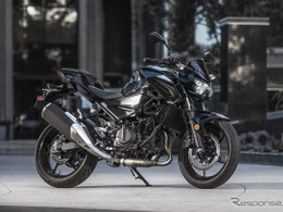 カワサキ、新カラー採用のスーパーネイキッド『Z250』『Z400』2027年モデル発売　70万4000円から