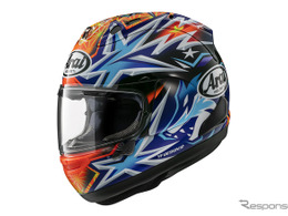 アライヘルメット、2024年JSB1000チャンピオン・岡本裕生選手のレプリカ『RX-7X オカモト』発売