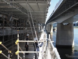 知ってましたか？　首都高・荒川湾岸橋　100年先への「大規模」修繕---工費110億円、工期7年半［現場見学］