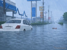 車が水没すると、何が起こる？　ドアは開かない、フロントガラスは割れない…知っておきたい「脱出方法」