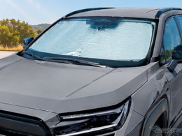 サンシェードで “暑さ”をカバー…トヨタ・RAV4専用、4層構造でUVカット99％ 「フロントサンシェード」登場