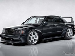 メルセデスベンツ『190E エボ2』再現のレストモッド『HWA EVO』にビーウィズ製オーディオ搭載へ