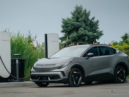 三菱『エクリプス スポーツバック EV』、NACS対応で今秋北米発売へ…日産『リーフ』のOEM