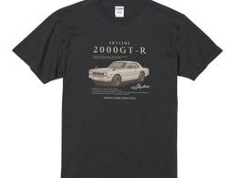 名車「日産スカイライン 2000GT-R」、デザインTシャツ予約開始…CAMSHOP.JP