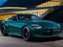 日産『フェアレディZ』改良新型、フロントにZエンブレム復活・新色「雲龍グリーン」採用…573万7600円から