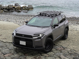 ライノラック、新型トヨタ『RAV4』専用ルーフラックキット発売…ボルトオン取付で高さを抑えた設計