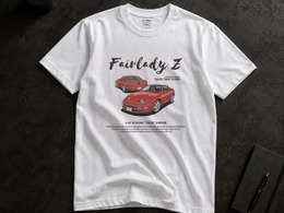 Z32型フェアレディZ、公式ライセンス取得のTシャツが登場…予約販売を開始