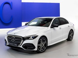 メルセデスベンツ『Cクラス』に改良新型、表情一新…EV登場に合わせて欧州で大幅改良