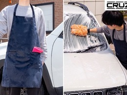 コメリ「洗車用エプロン」を発売、服の濡れや傷を防止　価格は1980円