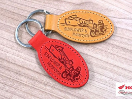 船旅＆ツーリングの思い出に、さんふらわあ・ホンダ・クシタニがコラボ、レザーキーホルダー発売