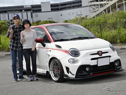 白×赤×黒で魅せる！ 走りも楽しめる大人のアバルト595…CARTUNE ALL USERS MEET神戸