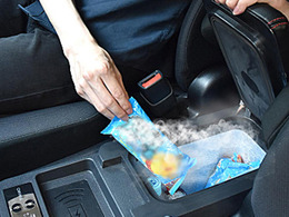 車内で、氷も作れる！ 冷凍したまま運べる！「車載冷凍冷蔵庫」…スマホのワイヤレス充電機能も搭載 画像