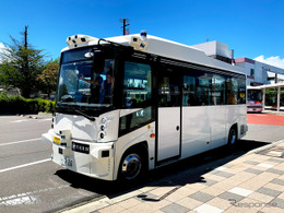 自動運転レベル4のEVバス、長野県塩尻市でスタート