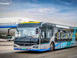 空港用EVエプロンバス、中国から輸出の新記録…宇通客車