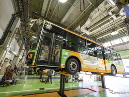 バス整備工場を見学!! 都営バス100周年×はとバス75周年記念【夏休み】
