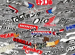 ホンダ車のロゴが特大＆高品質ステッカーに、全58種・385円で発売 画像