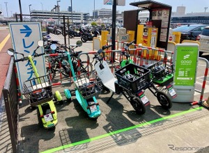 EVバイクシェアサービスの実証実験、大阪国際空港で開始…16歳以上は免許証不要 画像