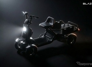 ブレイズ、特定小型原付初の4輪モデルを今春発売へ…免許不要で最高速度20km/h 画像