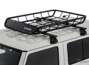 スッキリデザインで荷物も安定、カーメイトが新型「INNO ルーフバスケット100」発売 画像