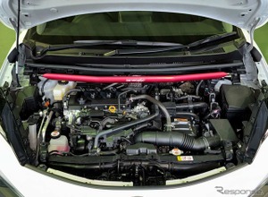 マイチェン後『アクア』のボディを補強、タナベ「ストラットタワーバー・プラス」と「アンダーブレース」を発売 画像