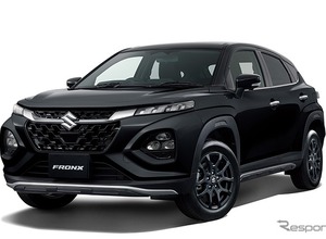 スズキ『フロンクス』、純正アクセサリーキット「ナイトメタル」発売…専用エアロで精悍に 画像