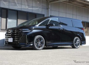 マイチェン後『ヴェルファイア』をローダウン…タナベのカスタムスプリング「サステックDF210」 画像